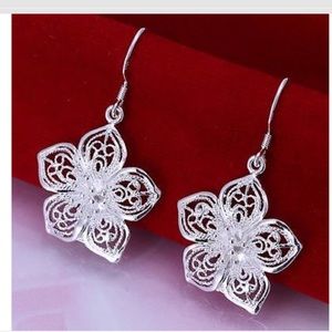 Beautiful 925 Silver pierced earrings